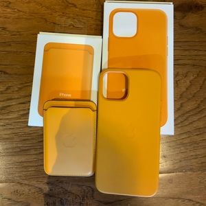 iPhone 12 /12 PRO leather case with wallet